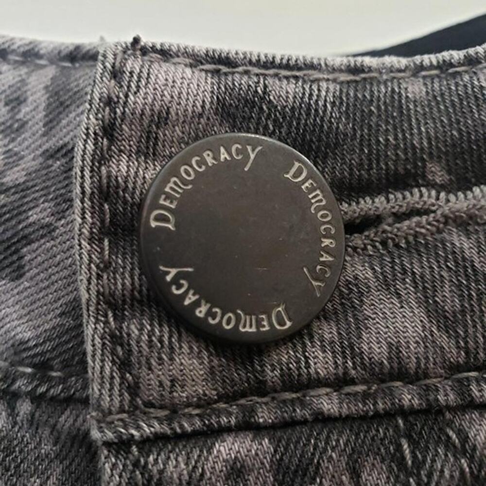 Democracy AB Technoloy Snakeskin Print Women's Size 20W Skinny Leg Jeans
